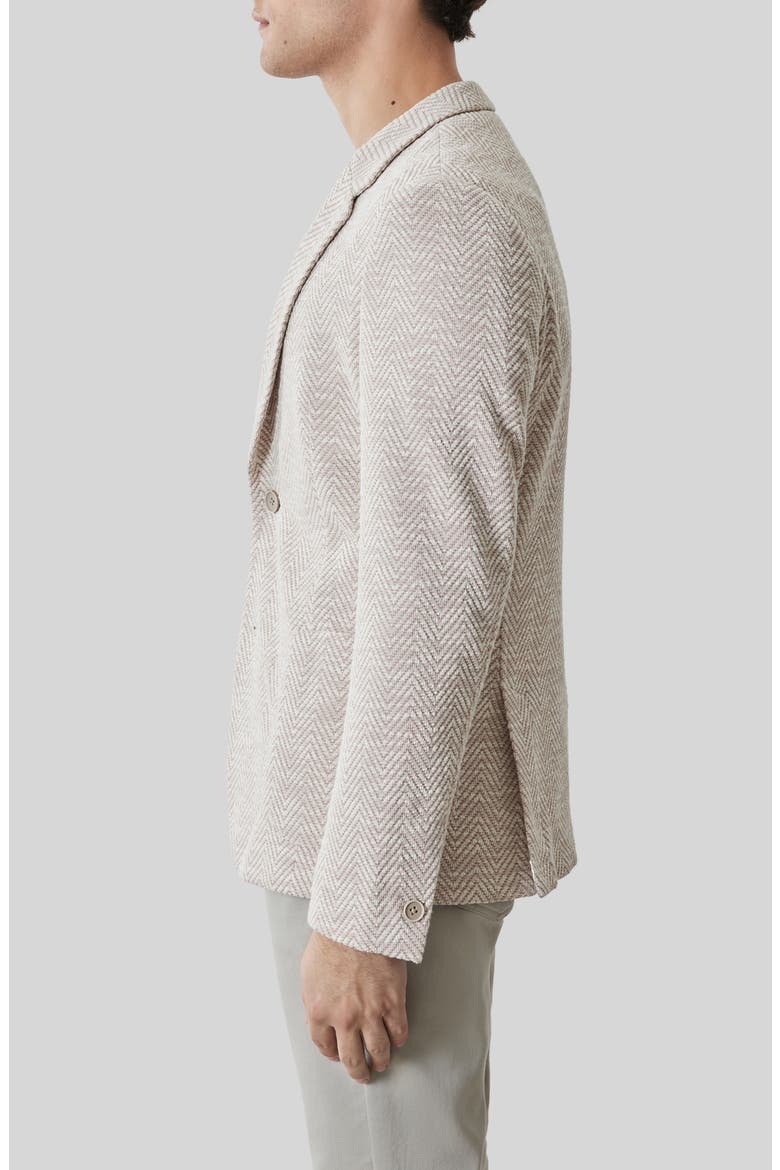 Jett Knit Herringbone Sport Coat, Alternate, color, SHADOW CORAL