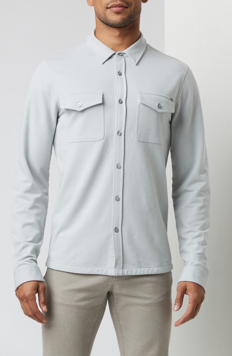 Vuori Boulevard Shirt Jacket, Main, color, Sky Grey