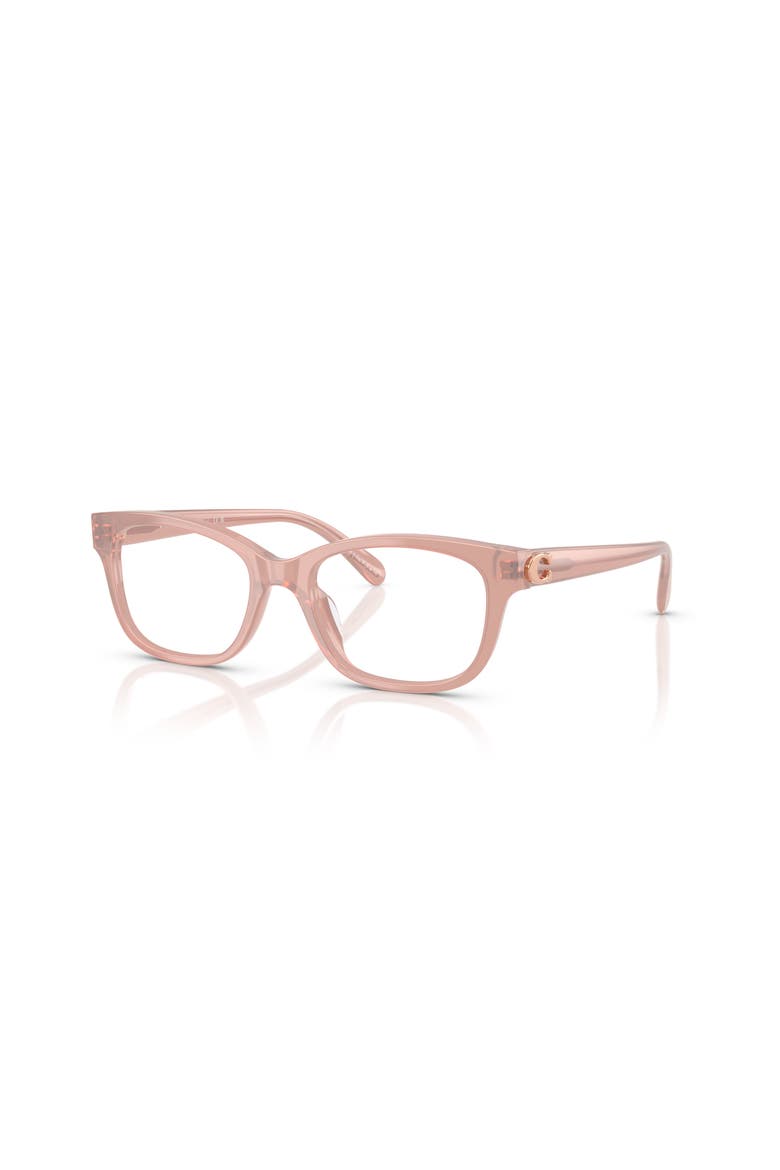 51mm Square optical glasses, Main, color, Pink