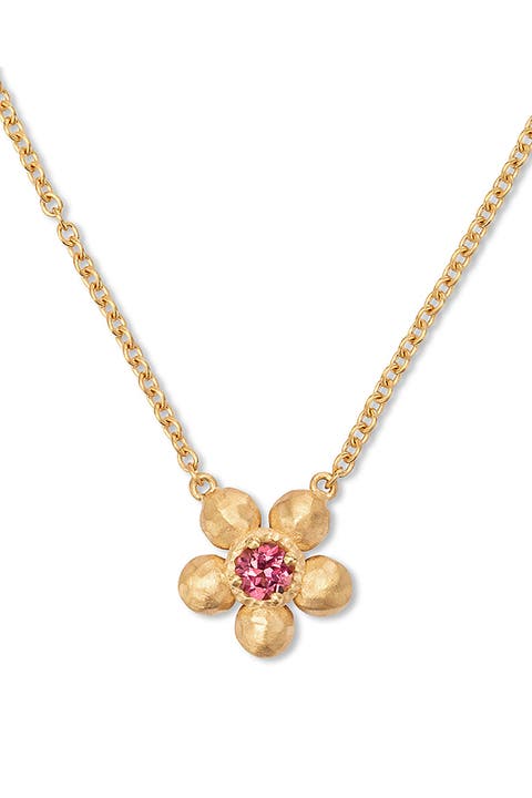 Flore Necklace Pink Tourmaline
