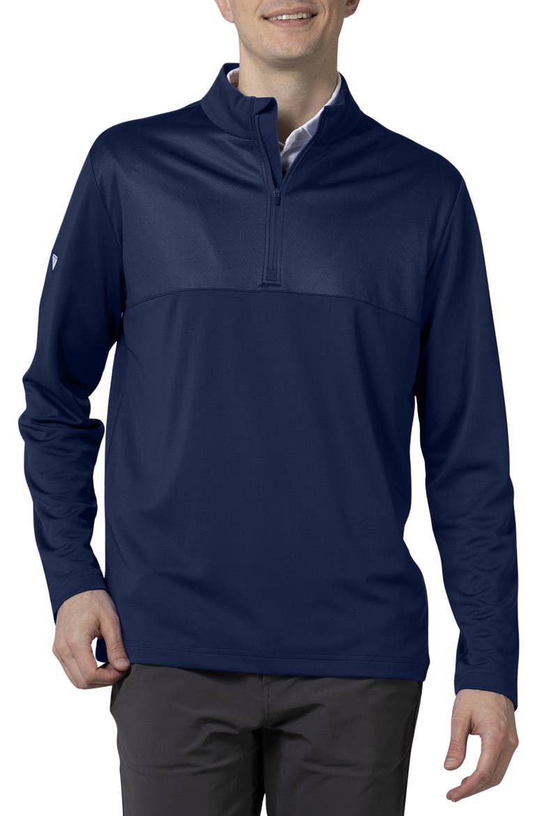 Quarter Zip Pullover, Main, color, NAVY