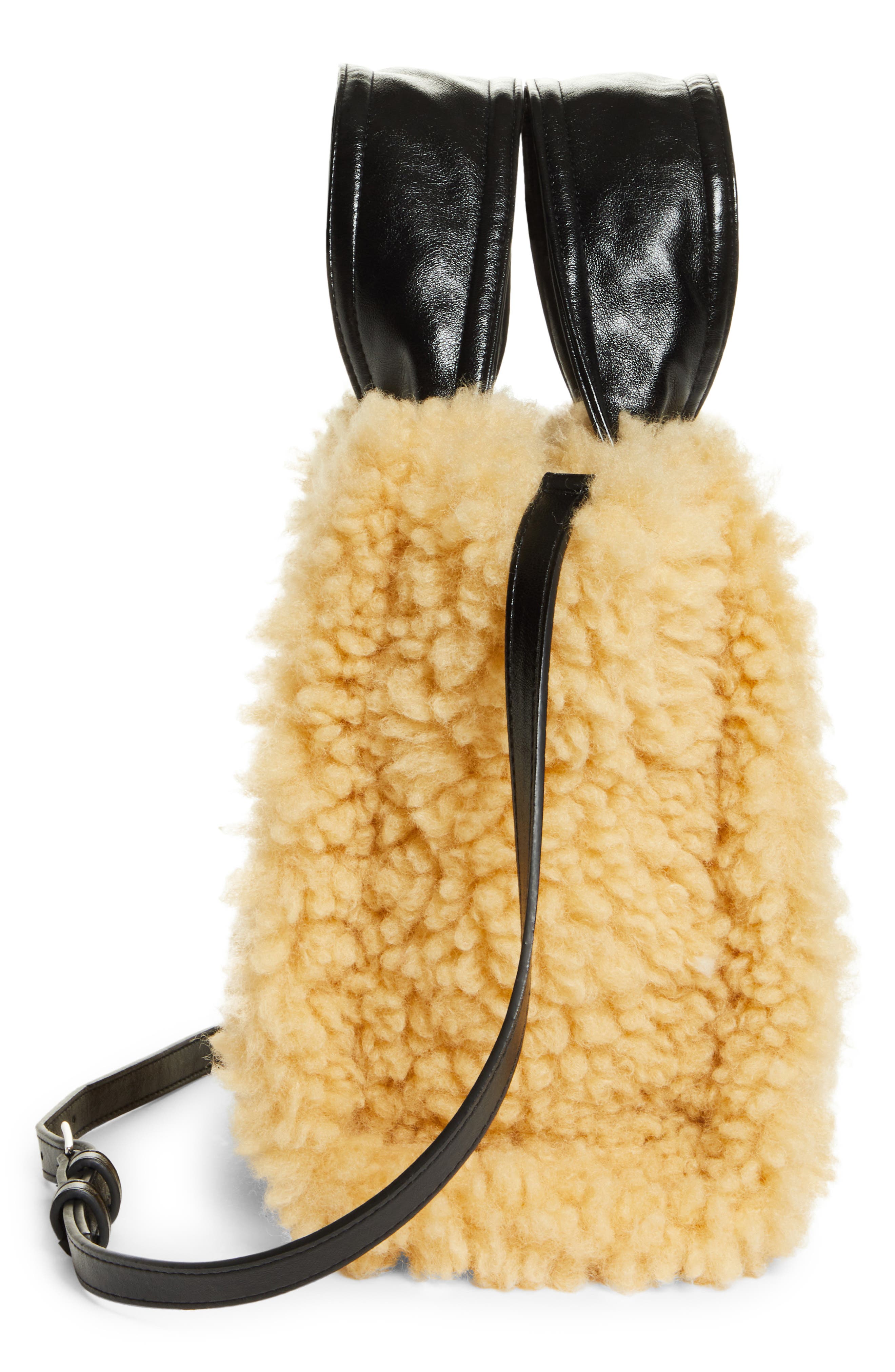 Stand Studio Lucille Faux Fur Tote Bag, Alternate, color, 