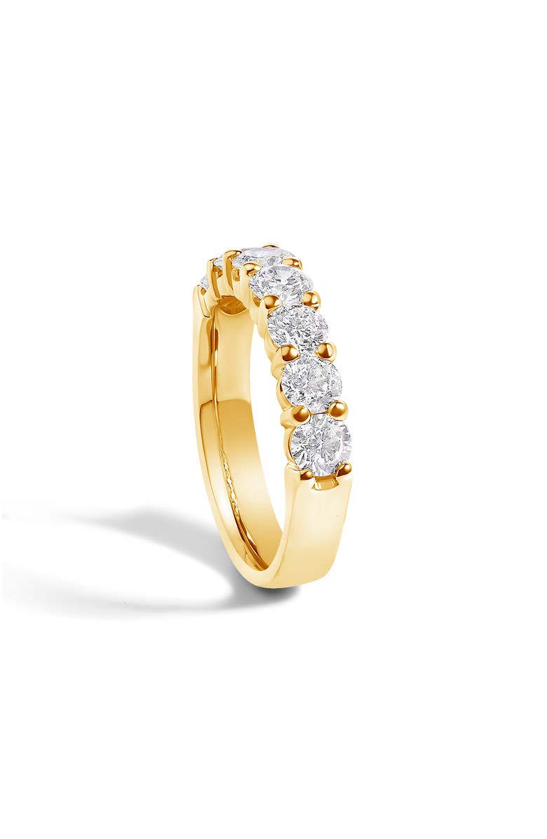 Haus of Brilliance 14K Gold 1 1/2 Ctw Diamond 7 Stone Band Ring, Alternate, color, Yellow Gold