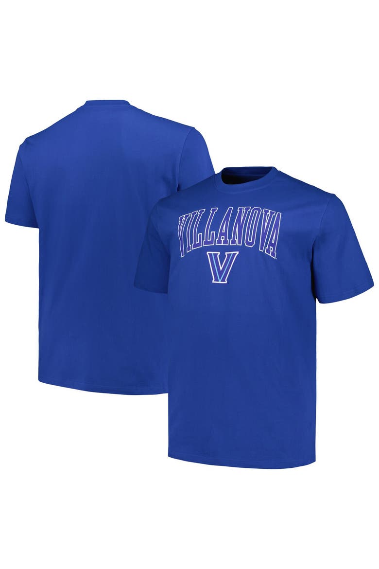 Men's Champion Royal Villanova Wildcats Big & Tall Arch Over Logo T-Shirt, Main, color, Royal