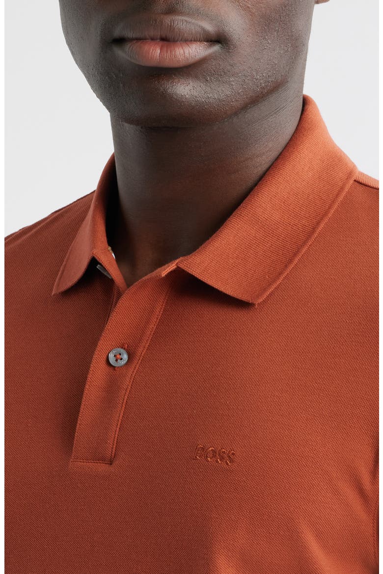 Pallas Cotton Polo, Alternate, color, DARK ORANGE