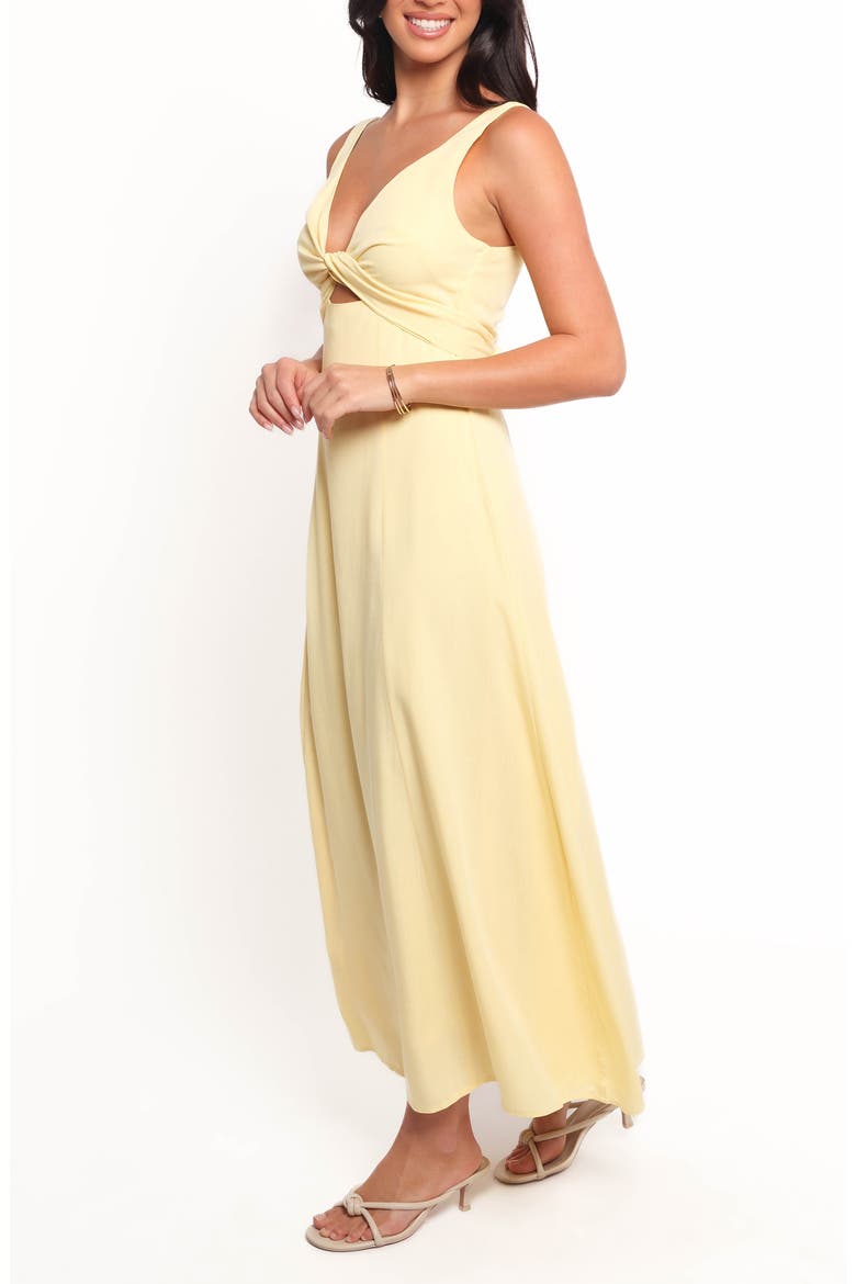 Archer Sleeveless Fit & Flare Midi Dress, Alternate, color, BUTTER YELLOW