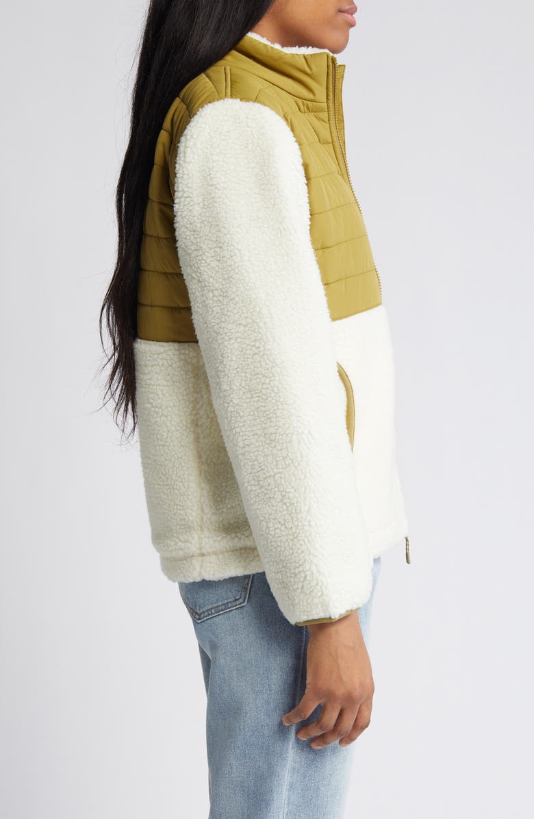 Rip Curl Anti-Series Anoeta Faux Shearling Water Resistant Jacket, Alternate, color,