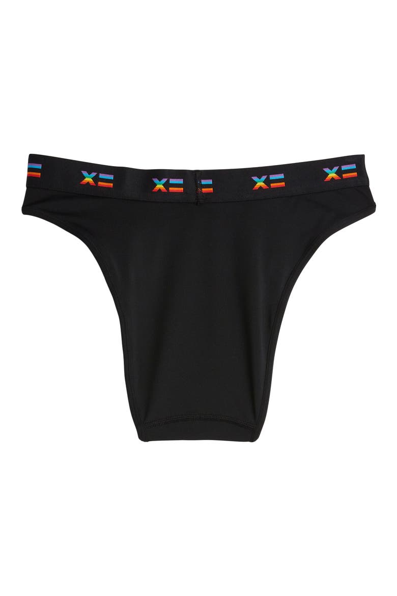 SmoothTuck Tucking Hi Leg Bikini, Alternate, color, RAINBOW X