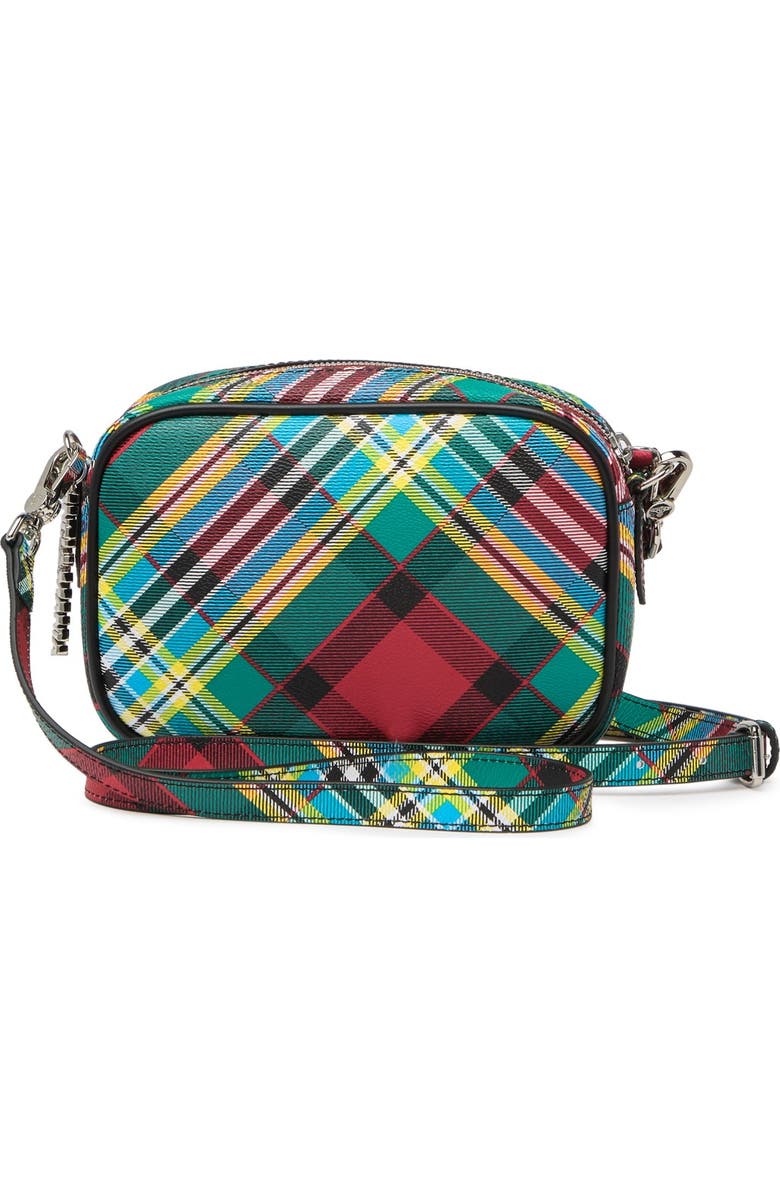 Vivienne Westwood Shuka Tartan Crossbody Bag, Alternate, color,
