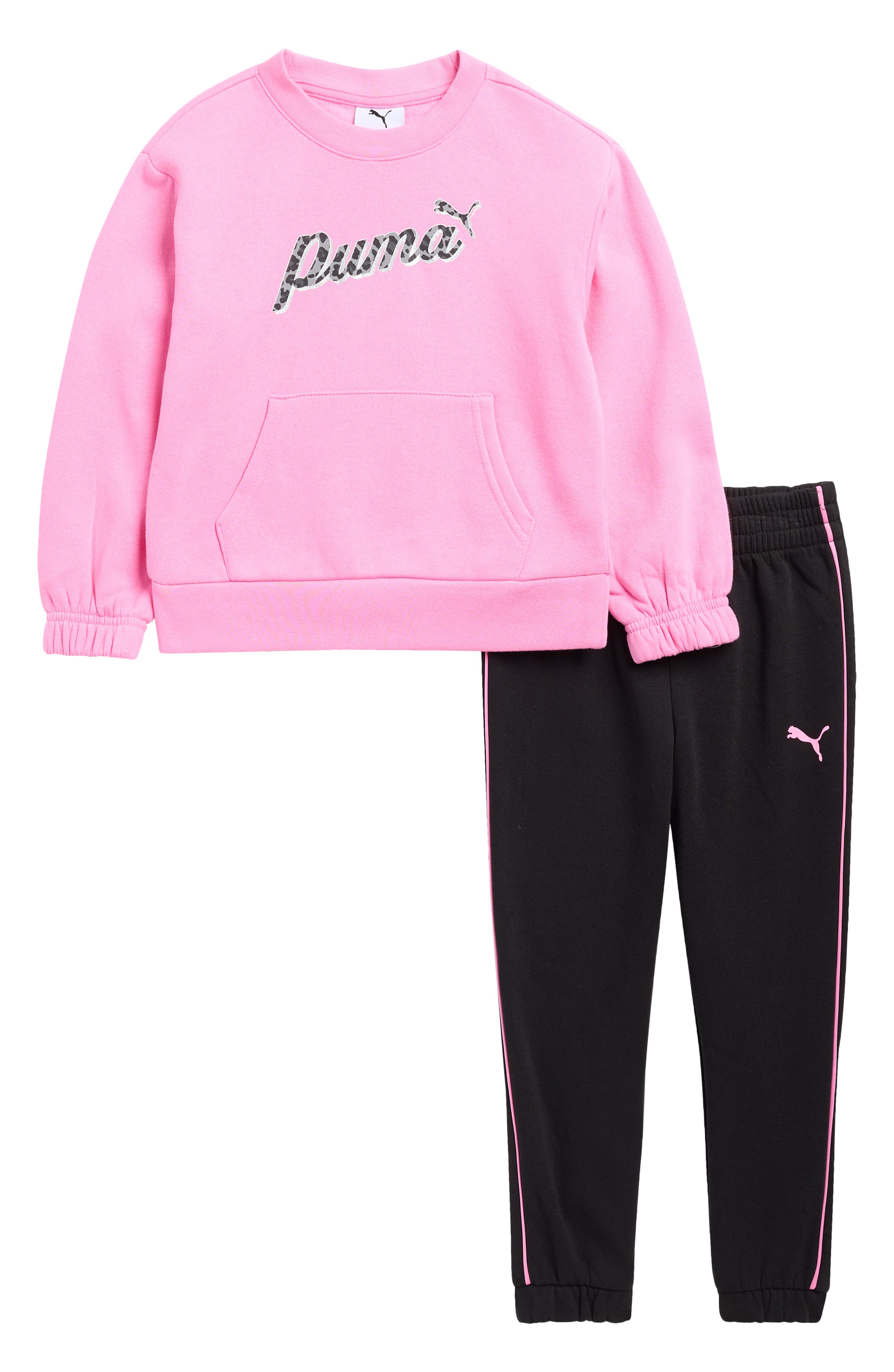 PUMA Kids' Fleece Sweatshirt & Leggings Set