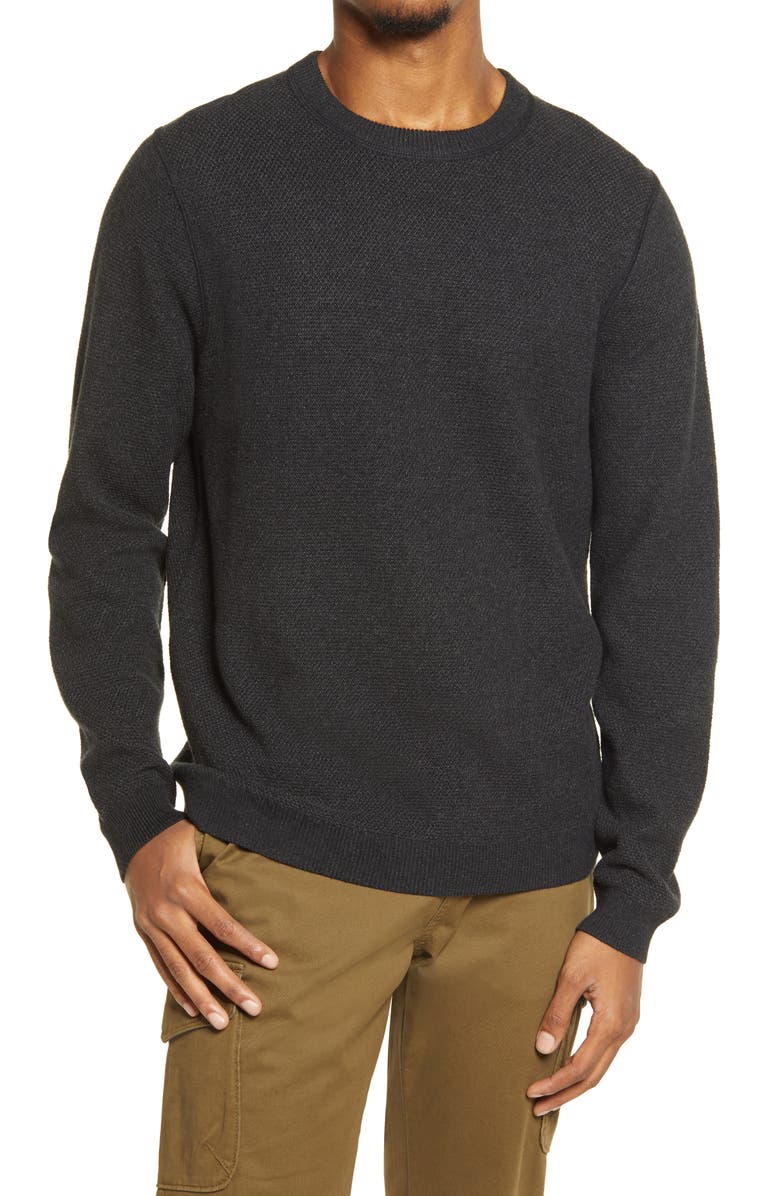 Treasure & Bond Textured Crewneck Sweater, Main, color, 