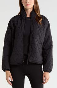 Zella Compass Quilted Packable Jacket