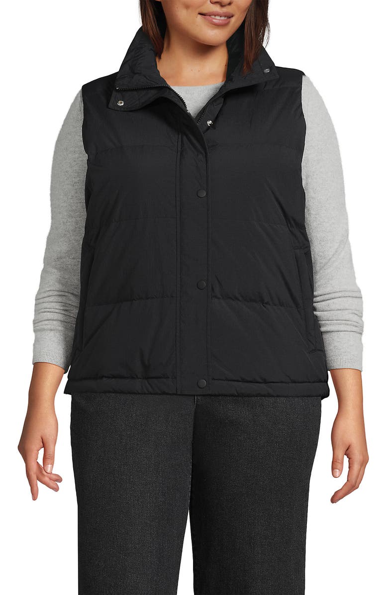 Lands' End Wide Channel 600 Down Puffer Vest, Main, color, 