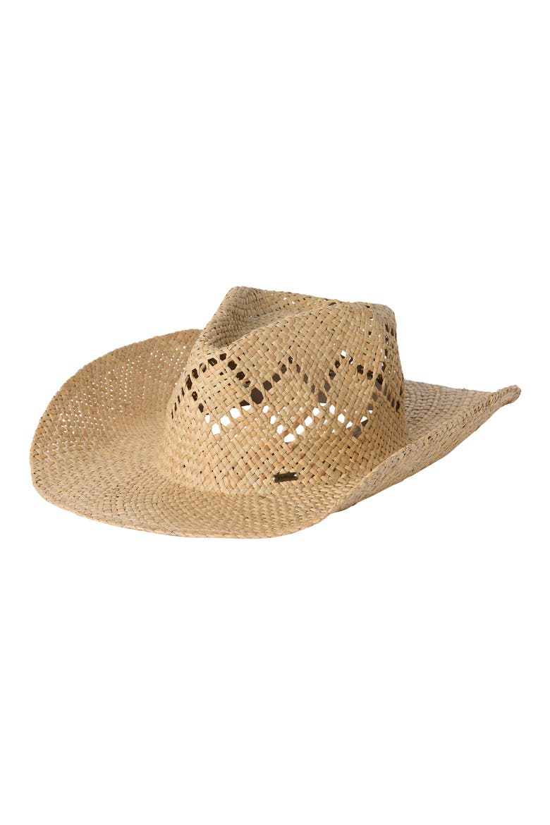 Indio Straw Cowboy Hat, Main, color, NATURAL