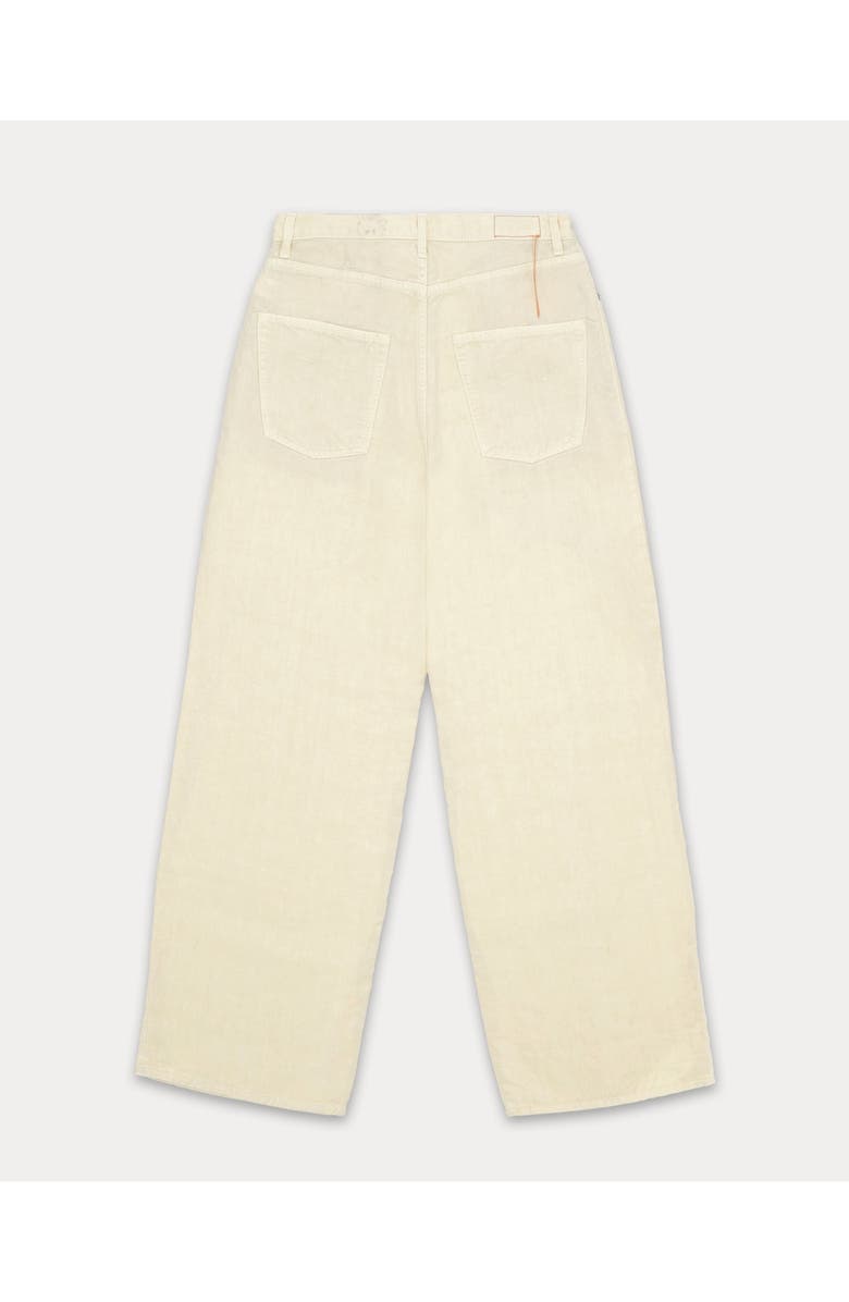 Fortela Jaron Wide Leg Linen Trousers, Alternate, color, White