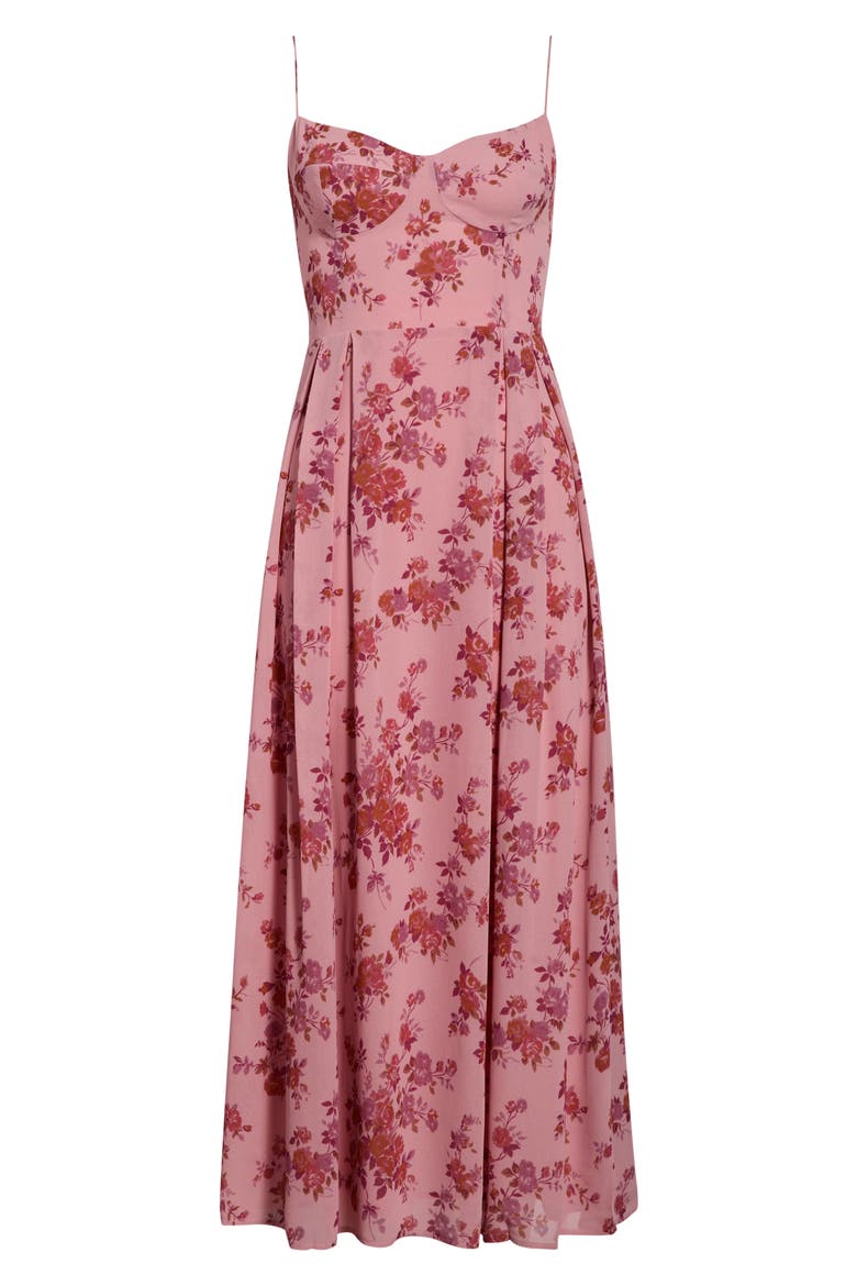 Jaelyn Floral Dress, Main, color, MELODIC