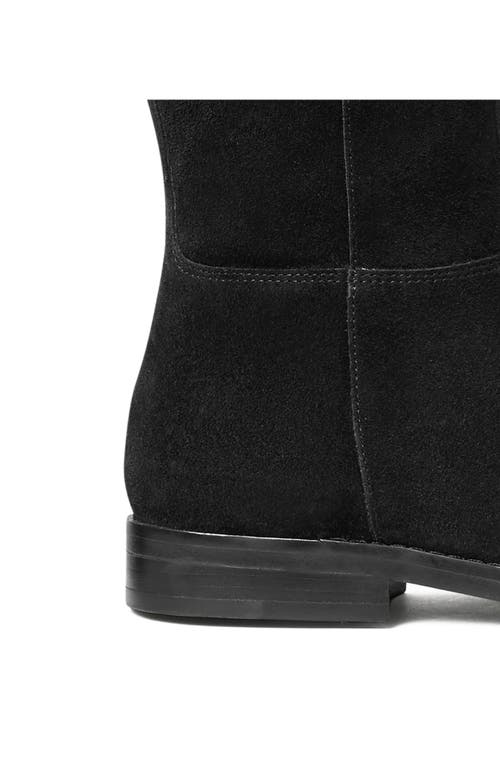 Tory Burch T Lock Knee High Riding Boot In Black