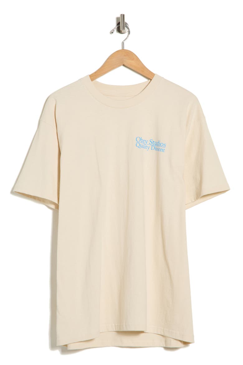 Quality Dissent Graphic T-Shirt, Alternate, color, CREAM