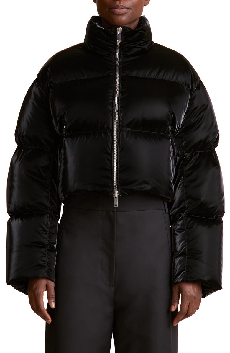 Khaite Fulmna Liquid Nylon Puffer Jacket, Main, color, 