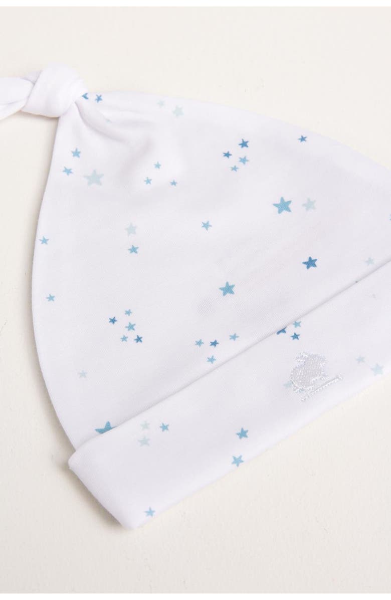 Babycottons Shine Knot for Infant, Alternate, color, White/Blue