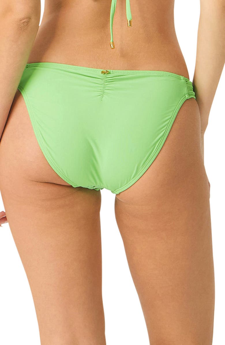 PQ SWIM Lace Front Bikini Bottoms, Alternate, color, Matcha