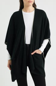 Vince Tipped Cashmere Cape