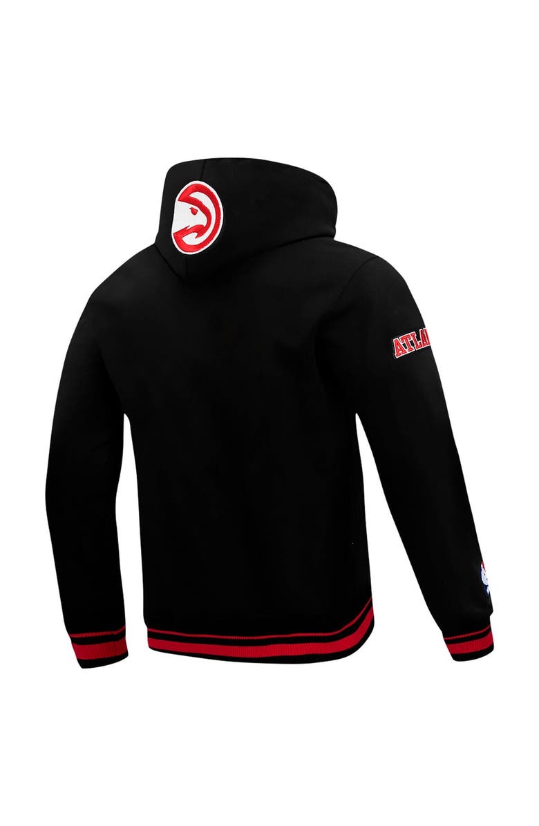 PRO STANDARD Men's Pro Standard Black Atlanta Hawks Area Code Pullover Hoodie, Alternate, color, 