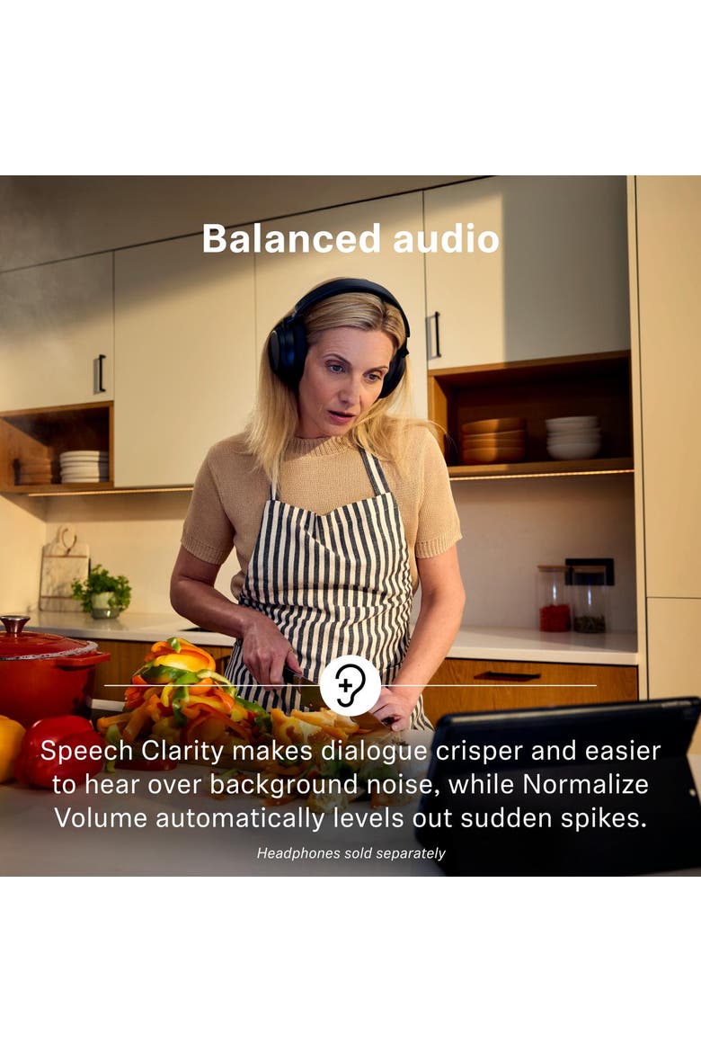 BTA1 TV Transmitter for Bluetooth Auracast Wireless Headphones, Alternate, color, Black