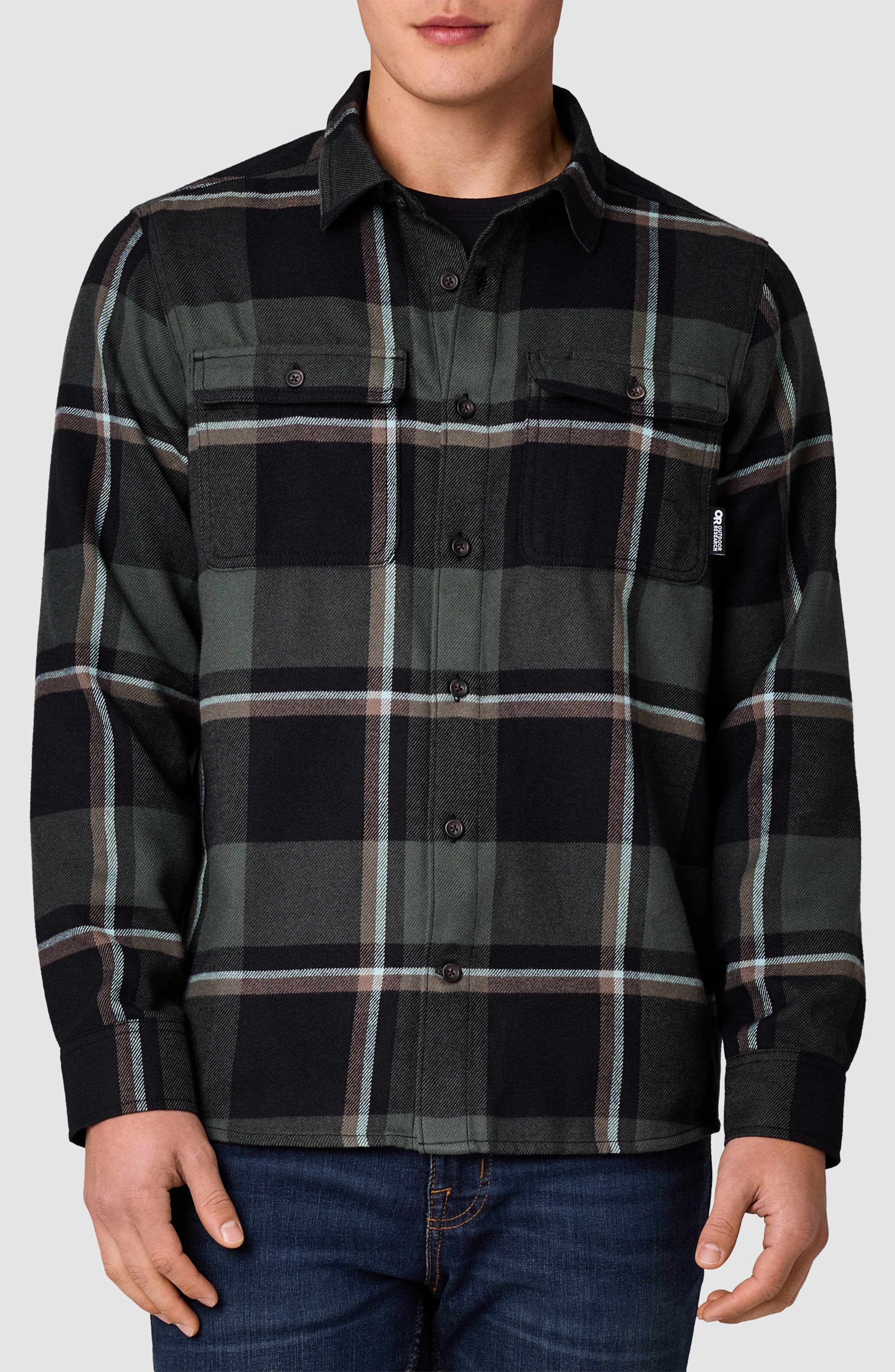 DARK LAUREL PLAID