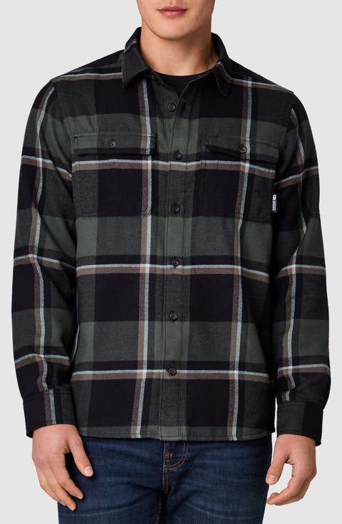 Feedback Plaid Flannel Overshirt