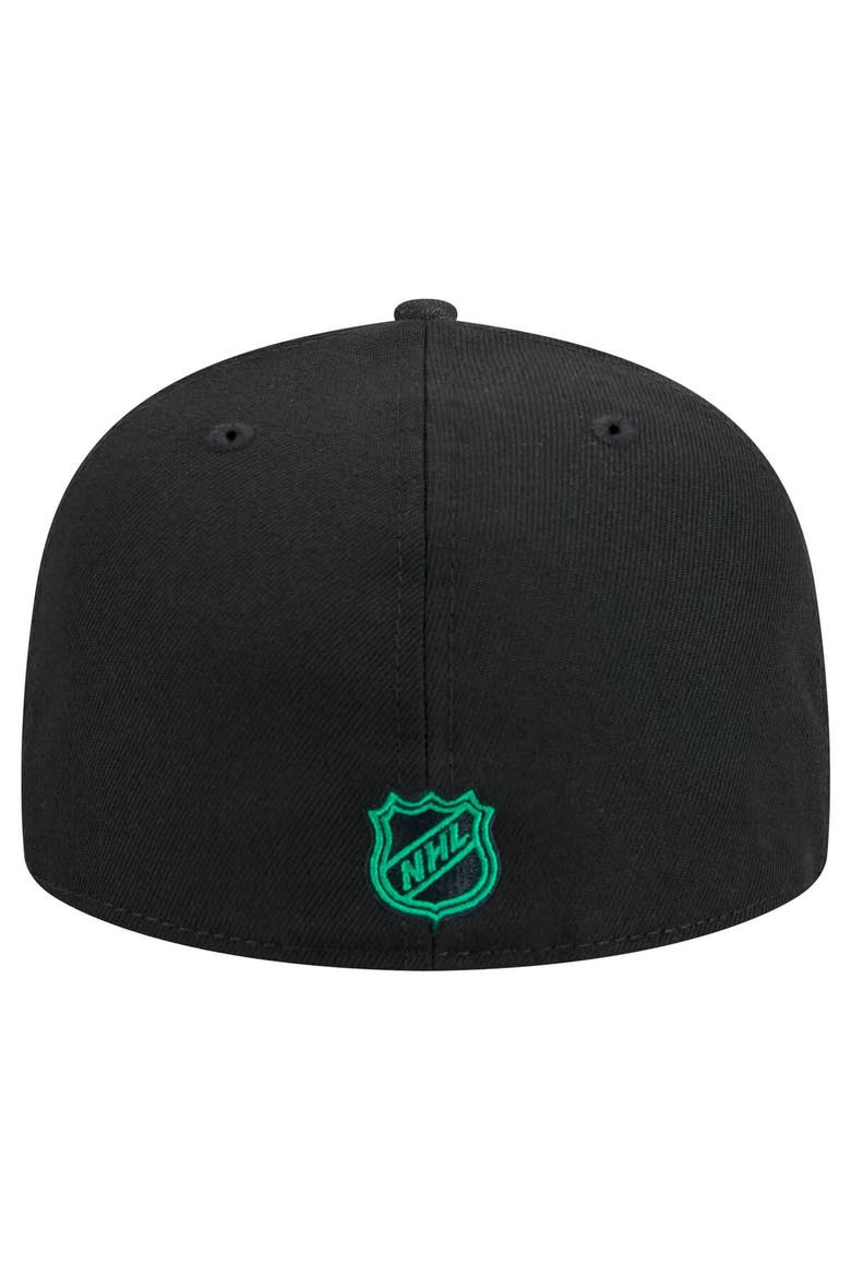 Men's New Era Black Dallas Stars Core 59FIFTY Fitted Hat, Alternate, color, Black