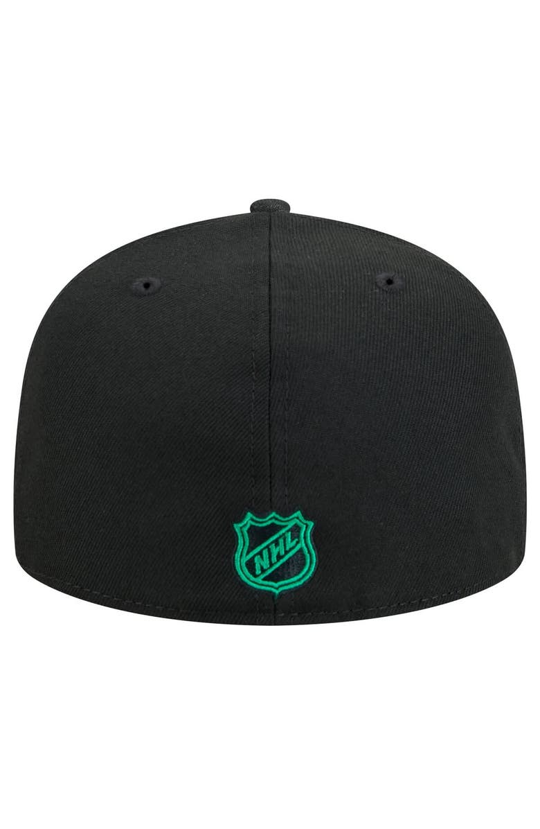 New Era Men's New Era Black Dallas Stars Core 59FIFTY Fitted Hat, Alternate, color, Black