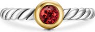 David Yurman Petite Cable Ring in Sterling Silver with 14K Yellow Gold