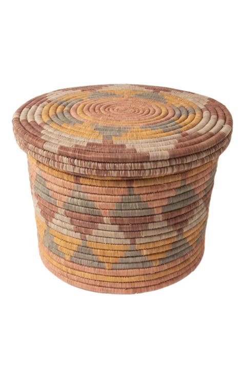 Blossom Lidded Basket