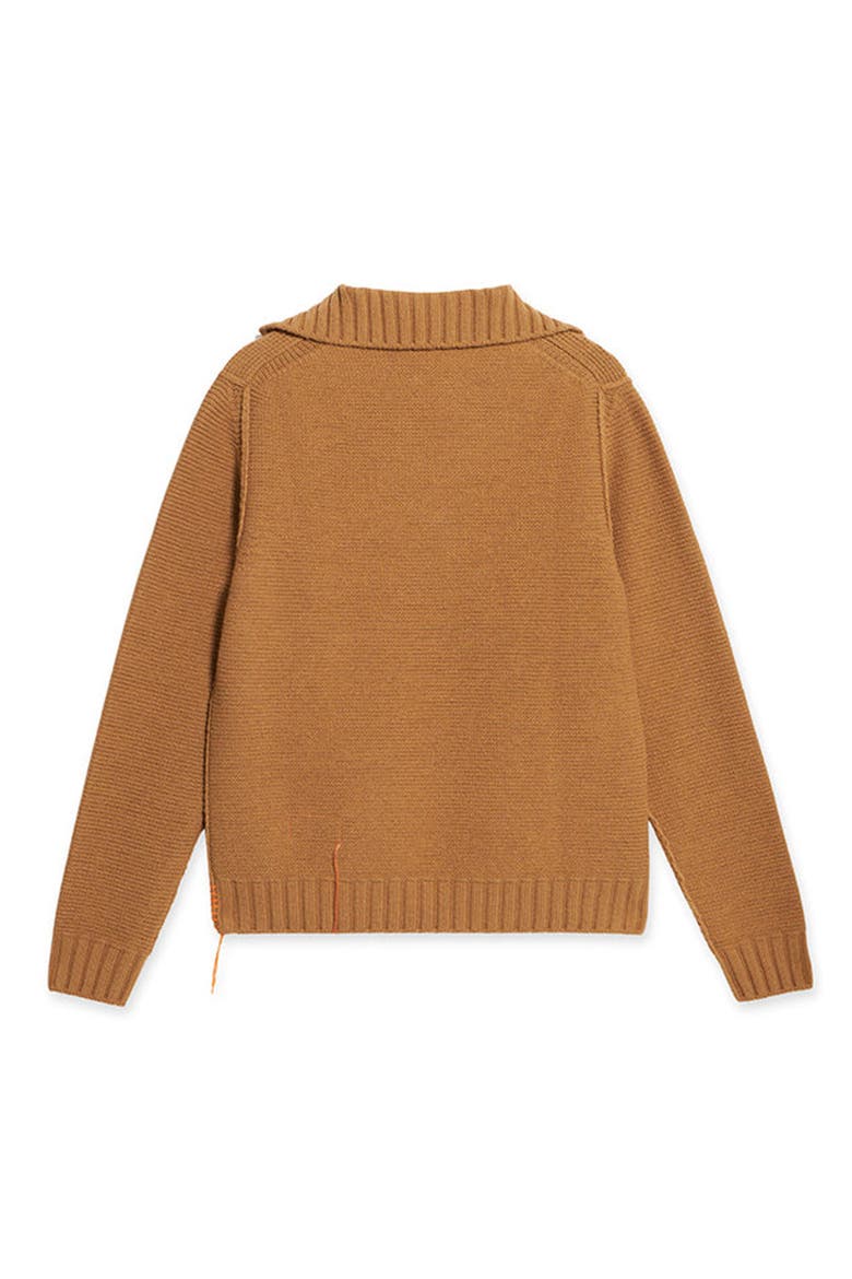 Cornell V-Neck Sweater, Alternate, color, BEIGE