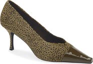 Jeffrey Campbell Campaign Genuine Calf Hair Pointed Toe Pump