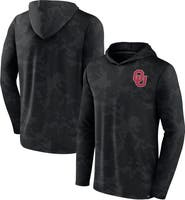 FANATICS Men's Fanatics  Black Oklahoma Sooners Camo Hoodie Long Sleeve T-Shirt