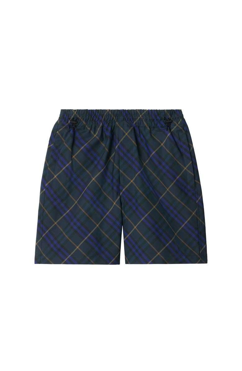 Burberry Check Twill Shorts, Main, color, 