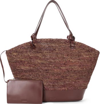STAUD Squillo Raffia Tote | Nordstrom
