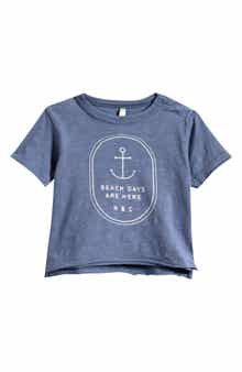 Kids' Graphic Raw Edge Beach Days T-Shirt