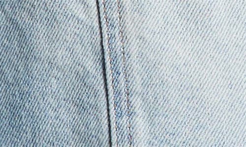 Pistola Carter High Waist Denim Carpenter Bermuda Shorts In Wimbledon