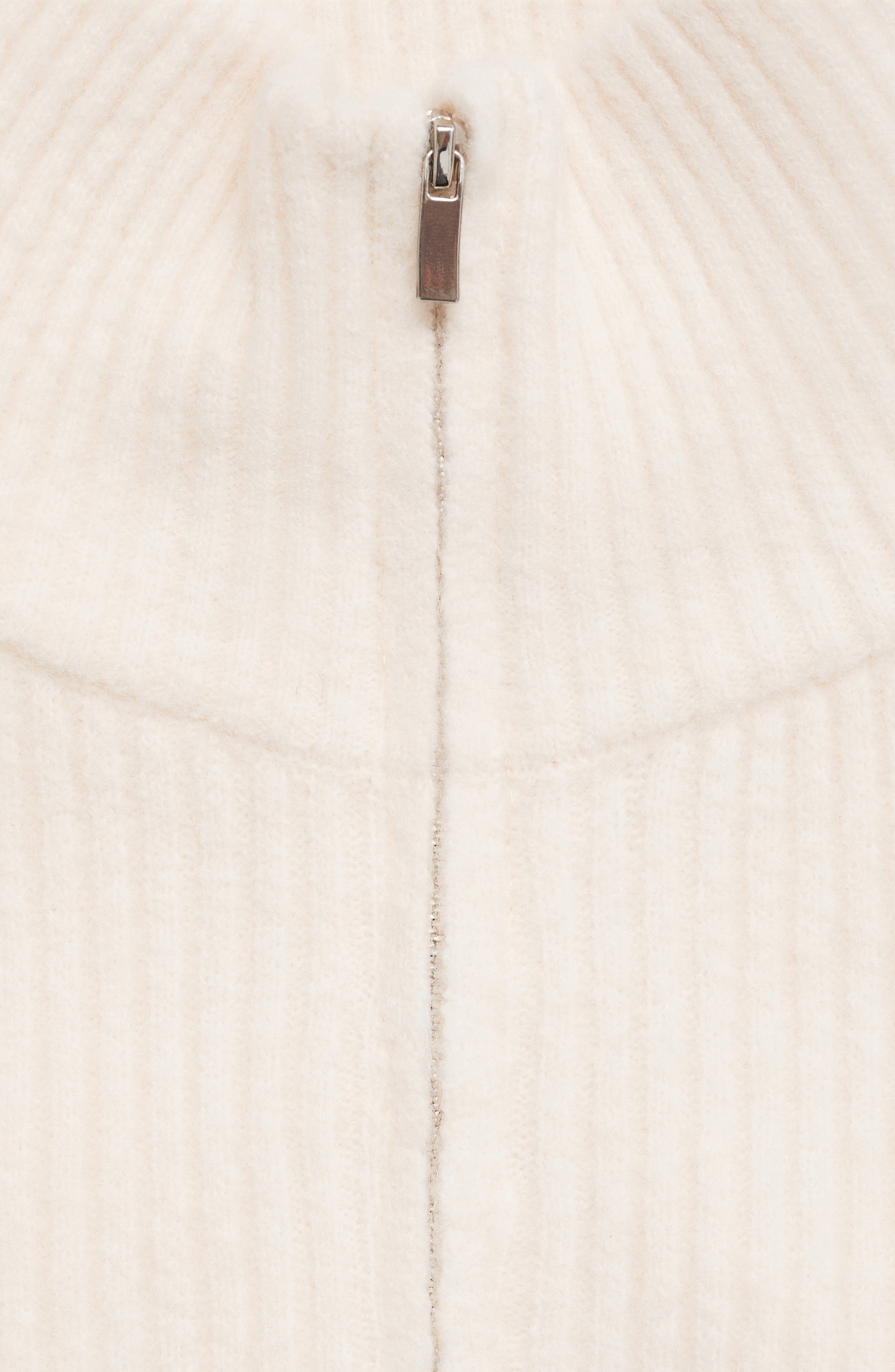 Quarter Zip Rib Sweater Dress - image 2