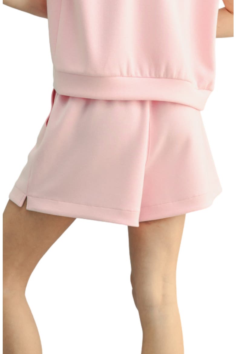 Scuba High Waist Shorts, Alternate, color, HIBISCUS
