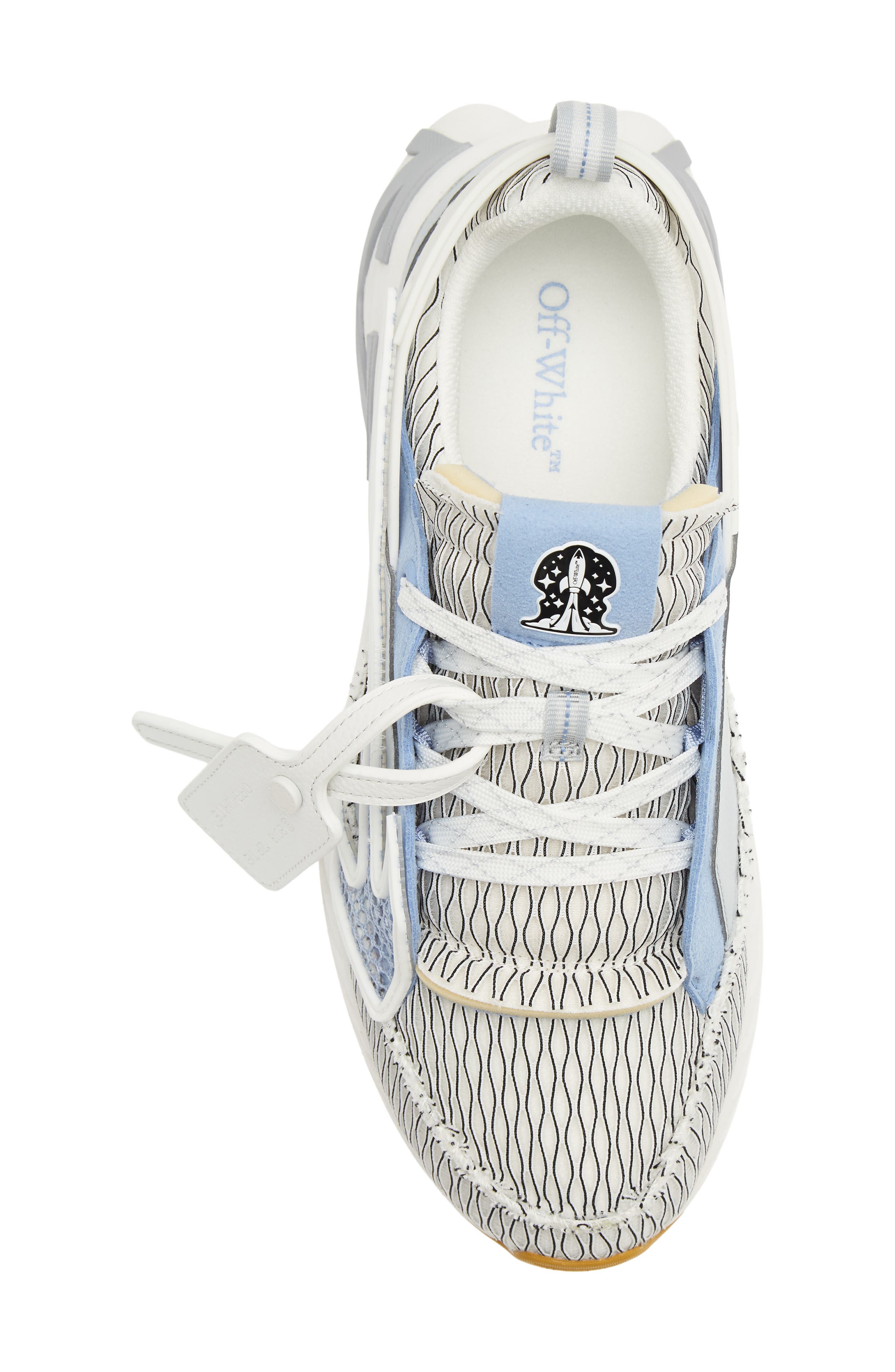 Space Memo Sneaker, Alternate, color, GREY/ LIGHT BLUE