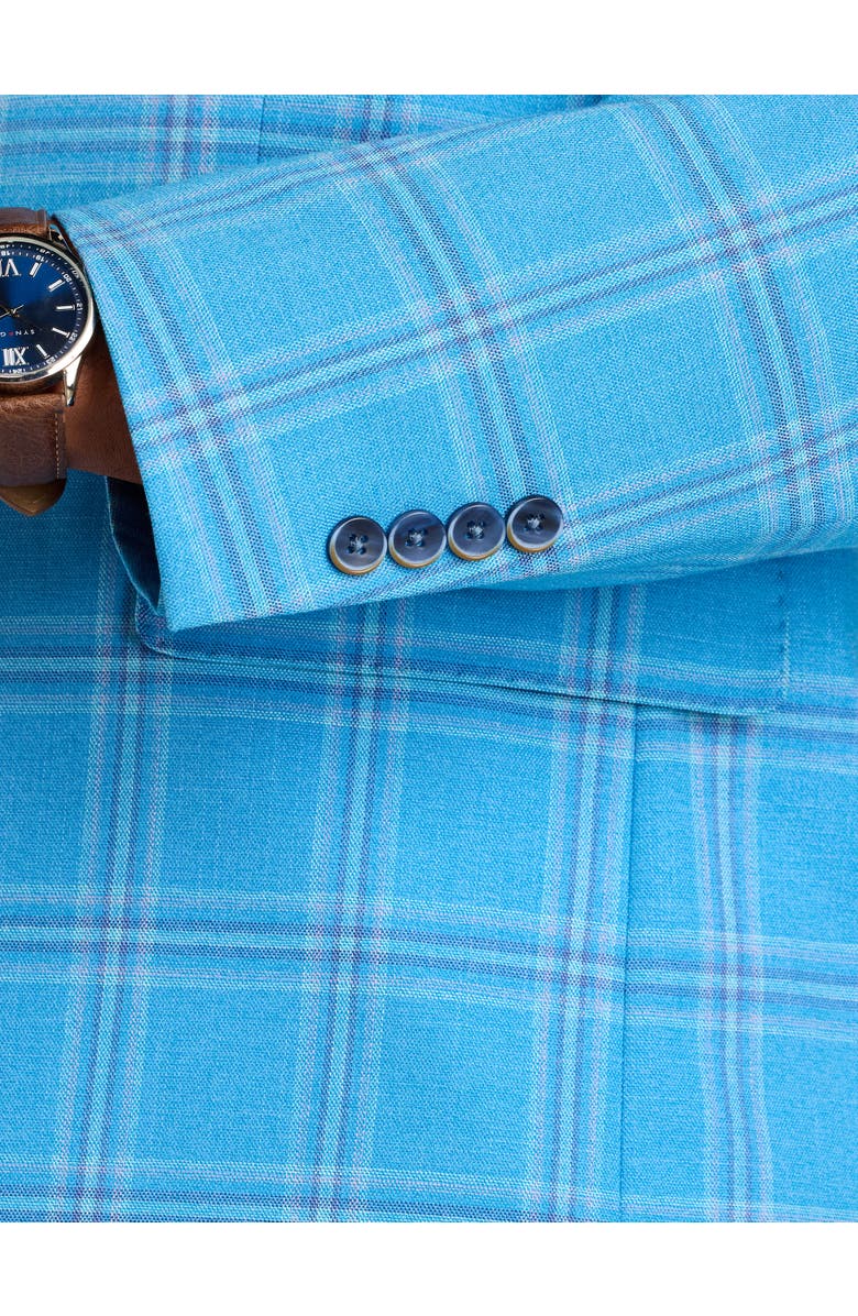 Tallia Big & Tall Plaid Sport Coat V2, Alternate, color, Blue