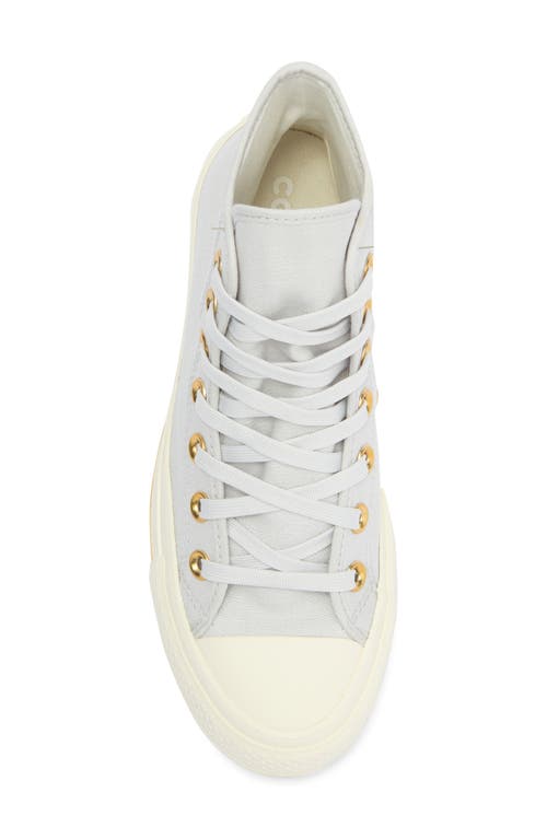 Converse Chuck Taylor® All Star® Lift Platform High Top Sneaker In Barely Grey/egret/gold