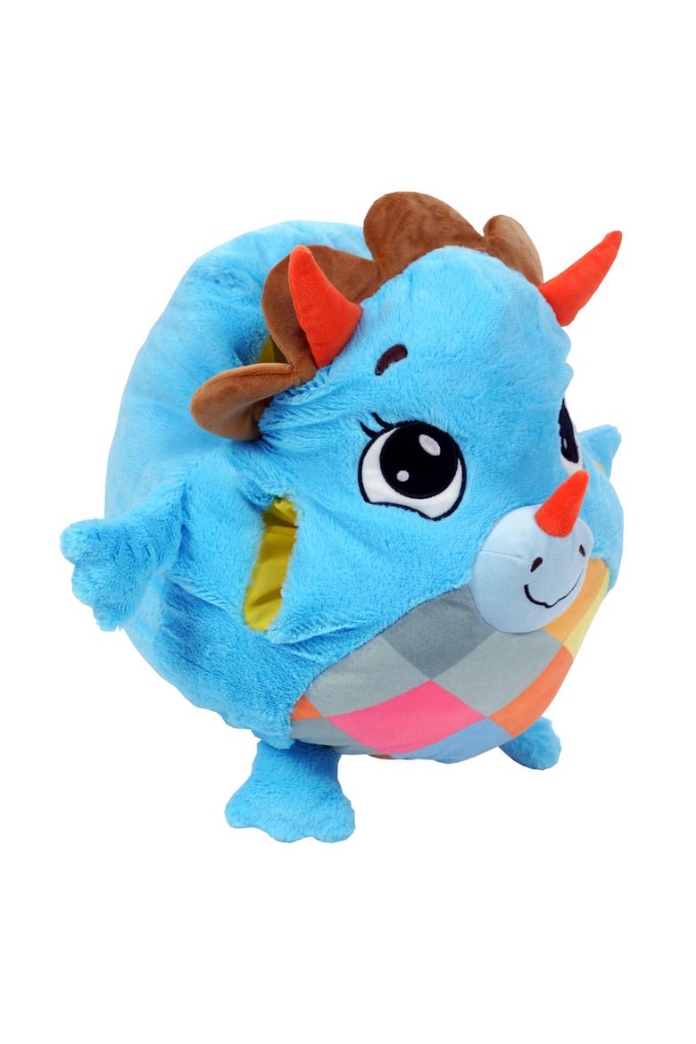 Plush Triceratops, Alternate, color, Multicolored