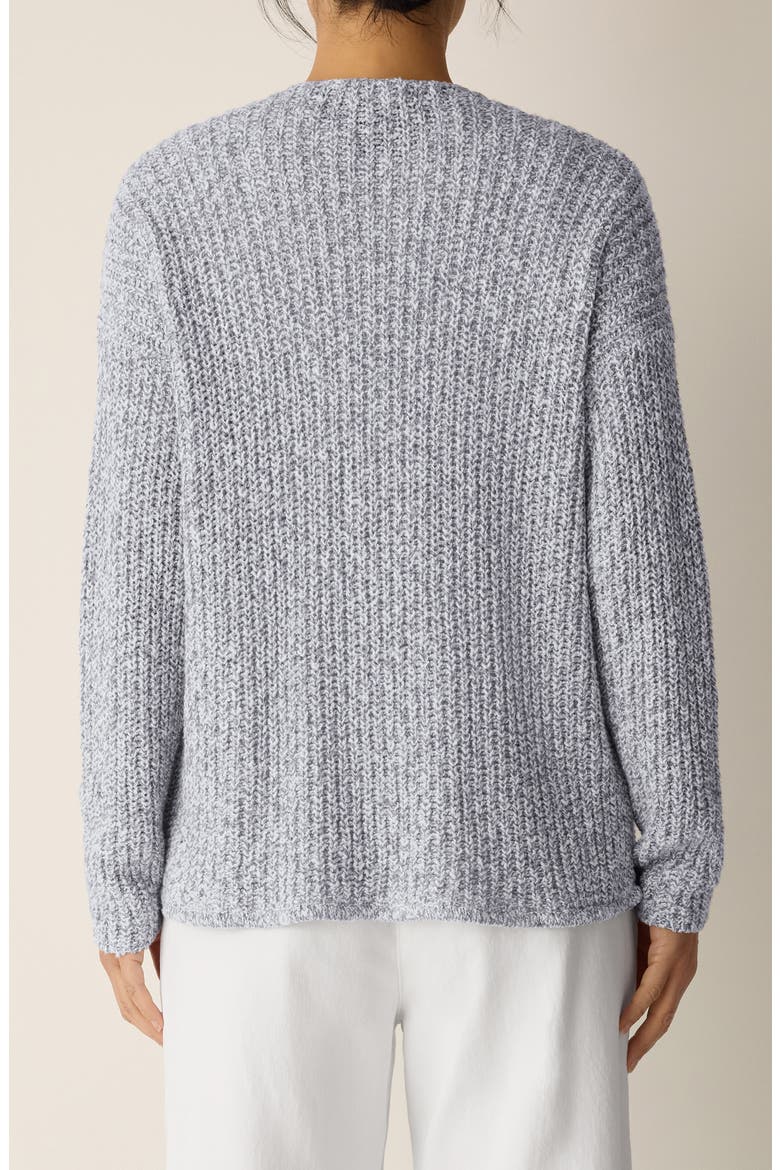Cotton Blend Open Cardigan, Alternate, color, DARK PEARL