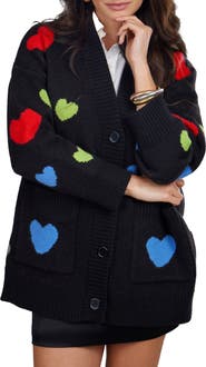 SAACHI Heart Motif Cardigan