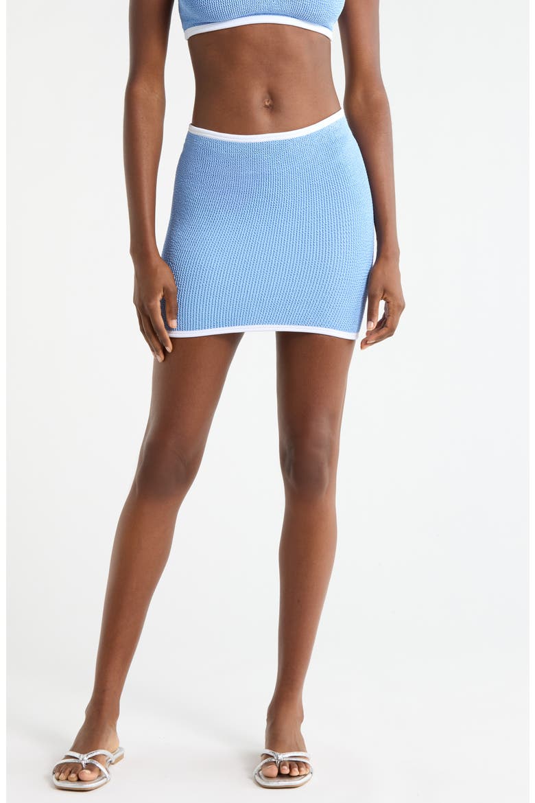 Devyn 2-in-1 Swim Skirt/Tube Top, Main, color, CORNFLOWER/ WHITE